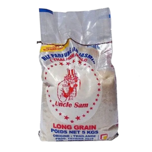 Riz long grain parfumé uncle sam-5kg