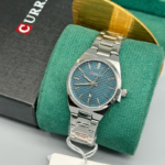 Montre couple CURREN à quartz en acier inoxydable