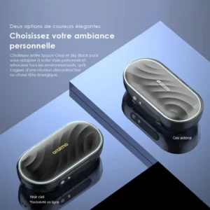 oraimo SpaceBox Haut-parleur avec FM, lumières personnalisables, égaliseur